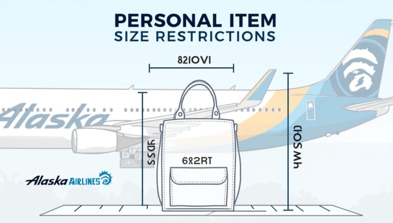 Alaska Airlines Personal Item Size